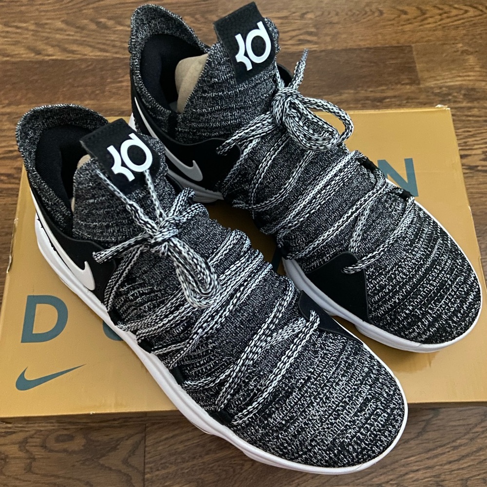NIB Nike Zoom KD 10 Oreo Basketball Shoes